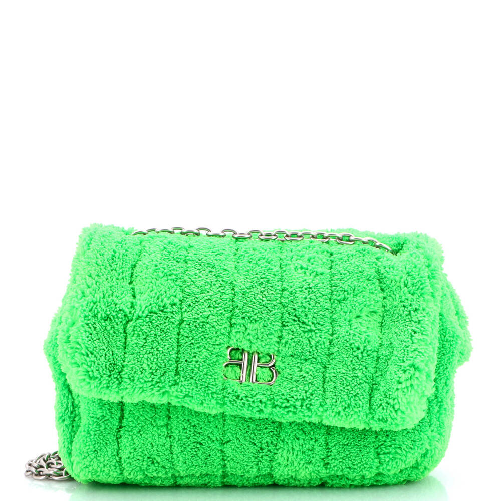 Balenciaga Mini Monaco Chain Flap Shoulder Bag